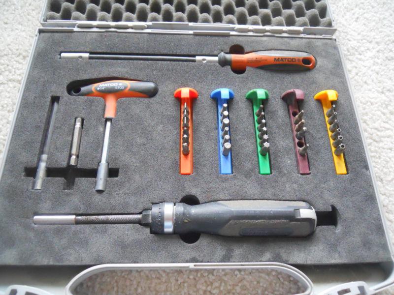 Find PreOwned Matco and Witte Screwdriver Set with 29 various bits in