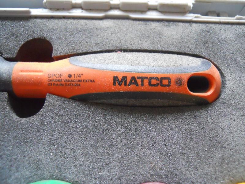 Find PreOwned Matco and Witte Screwdriver Set with 29 various bits in