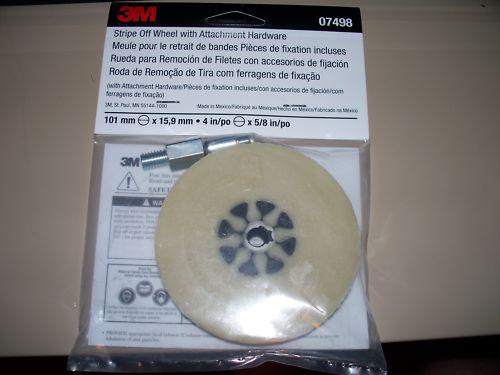 3m stripe off wheel with arbor