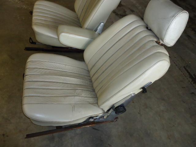 MERCEDES BENZ W107 350SL 450SL 380SL TAN SEATS W ARM REST GD COND USED ORIG, US $209.95, image 2