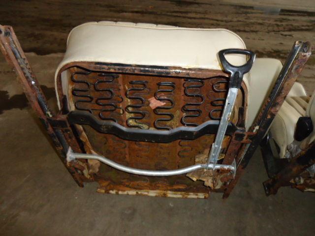 MERCEDES BENZ W107 350SL 450SL 380SL TAN SEATS W ARM REST GD COND USED ORIG, US $209.95, image 8