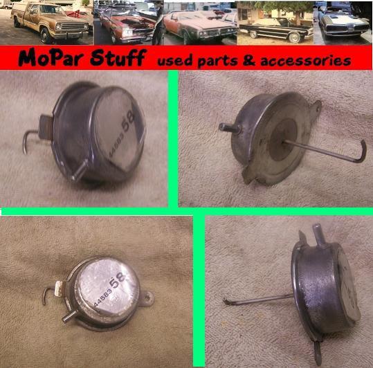 Mopar air cleaner vacuum canister  .. challenger  charger fury cuda roadrunner