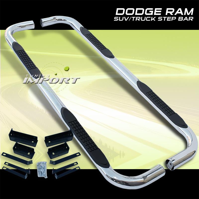 2002-2007 dodge ram 1500 pickup/truck side step nerf bar bars running board pair