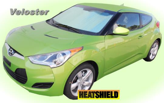Sunshade compatible with hyundai veloster model 2012 2013 heatshield sunshade