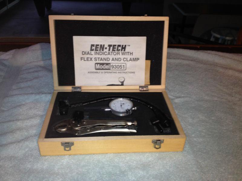 New clamping dial indicator on flex arm , cen-tech 93051