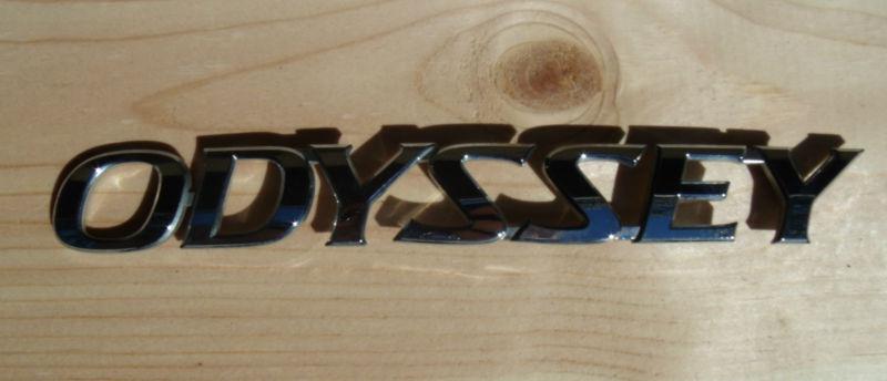 Genuine oem "odyssey"  rear emblem 