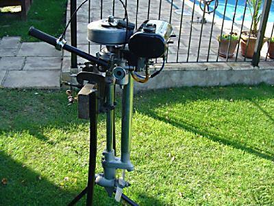 Classic british seagull sjm 22" 2 hp dingy tender kicker outboard motor