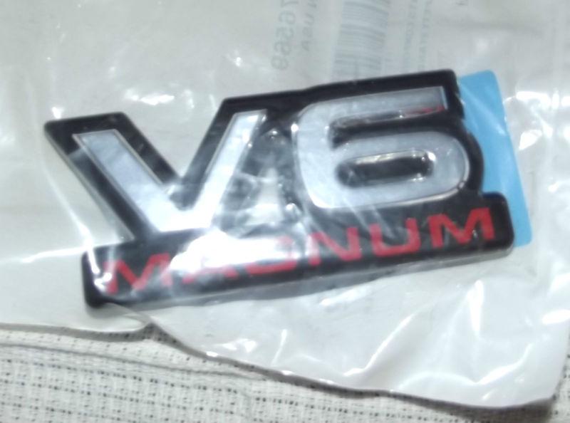 Mopar 55076569  v6 magnum nameplate oem nos