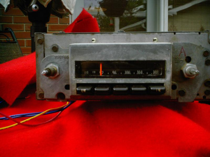 1969/72 pontiac gto  le mans original am/fm radio work