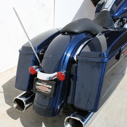 Harley davidson touring 21" big stick solid shaft stainless am/fm antenna polish