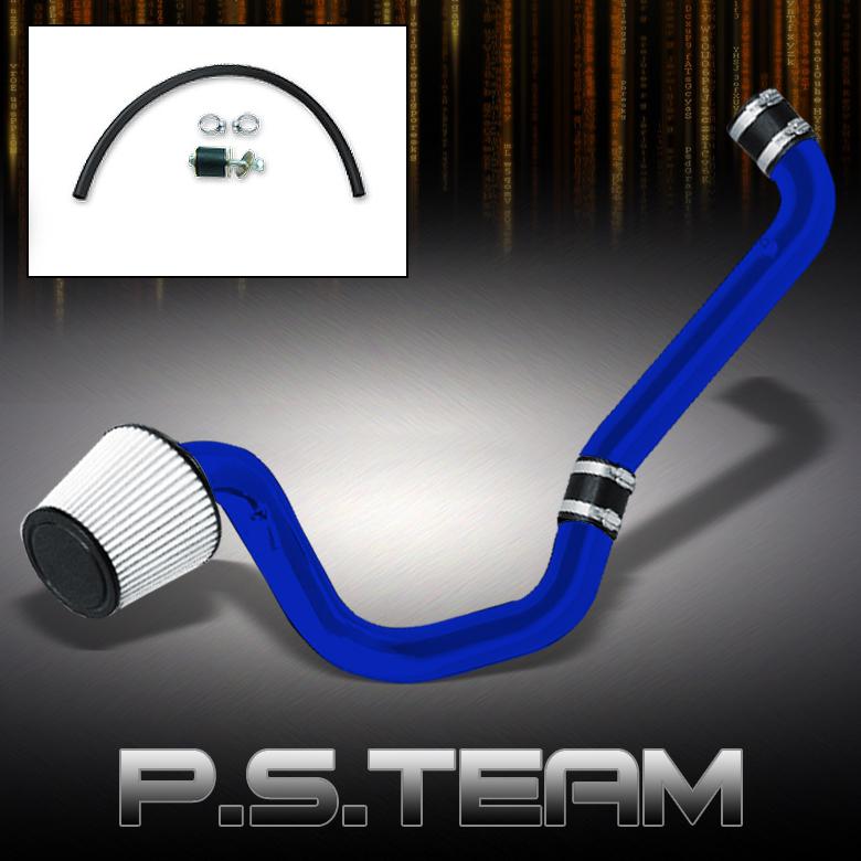 91-99 saturn 1.9 dohc 95-02 sohc blue cold air intake+stainless washable filter