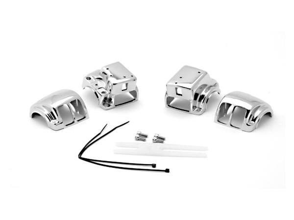 Chrome switch housings cover for 2006-2012 harley davidson street glide flhx