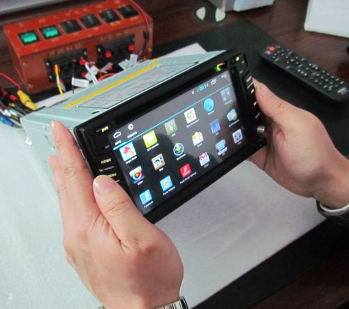 6.2" android 4.4 os car stereo dvd player gps navigation 3g wifi radio ipod bt