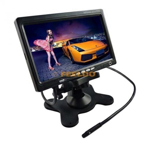 New dc24v 7&#034; tft lcd rearview headrest monitor for truck/bus camera dvd vcr gps