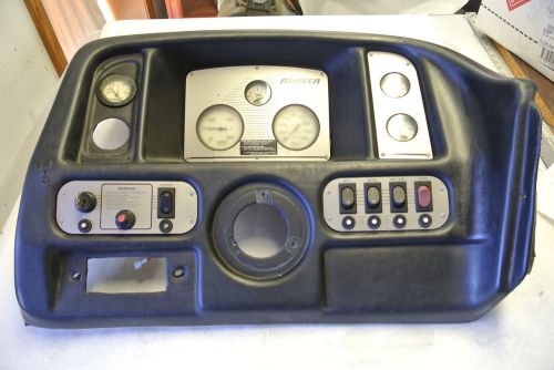 1992 rinker captiva boat dash panel with gauges and switches