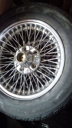 Jaguar dayton 15" wire wheels