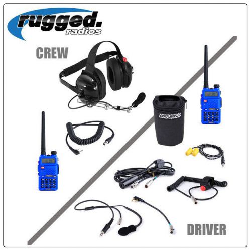 Imsa communications rugged radios racing system w / rh-5r driver to spotter