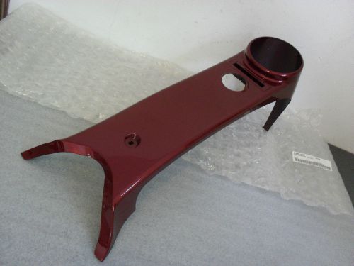 Oem nos harley softail street stalker burgundy pearl dash panel w/kit