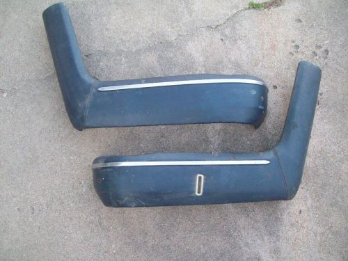 1957 chevy belair 4d h/t front seat shells side trim