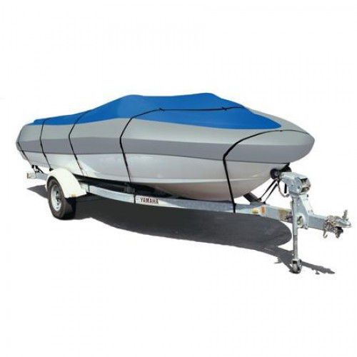 Heavy duty waterproof trailerable boat cover (16'-18'5" fish,ski&amp;pro-style bass)