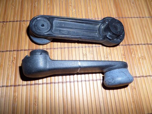 Ford tempo topaz window crank handle black **(pair)** with screws