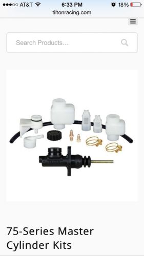 Tiltonr racing 75 series master cylinder kit