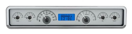 Dakota digital universal 3.75x19.5" rectangle gauges analog dash system vhx-1023