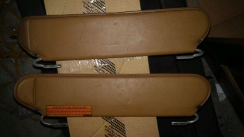 1987-1995 jeep wrangler yj, sun visors set, tan, ma4