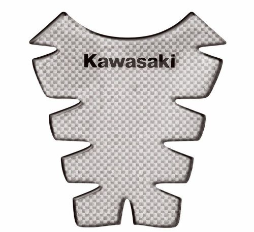 Genuine kawasaki ninja zx-6r tank protector pad carbon print 2013-2016