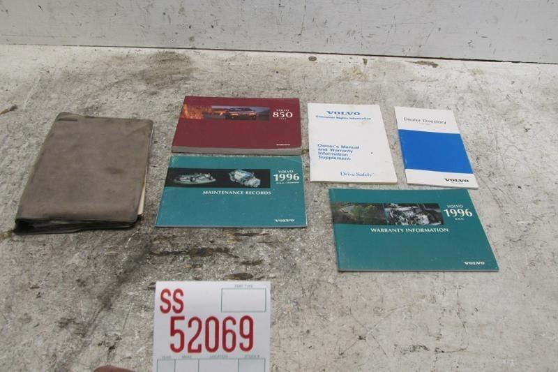 1996 volvo 850 owners instruction manual guide oem