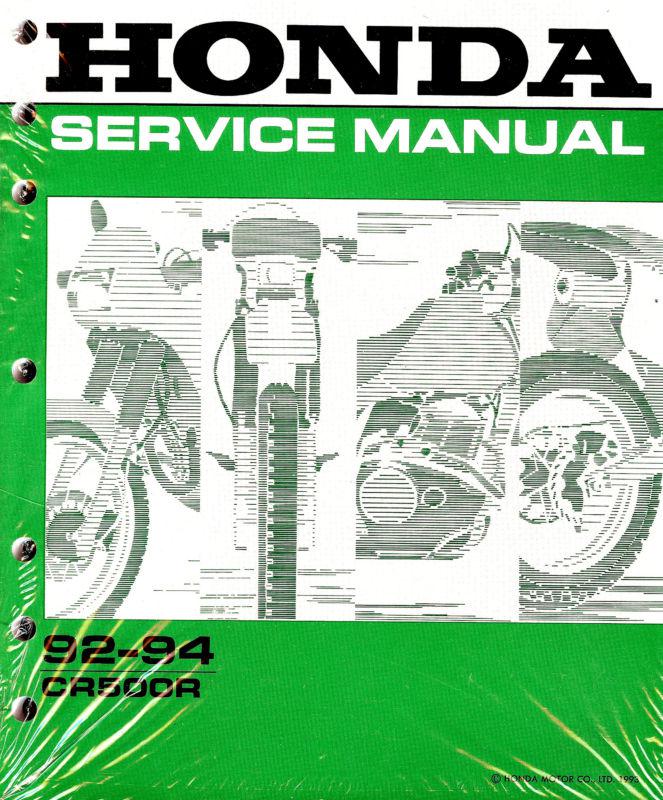 1992 to 1994 honda cr500r motocross motorcycle service manual-new-cr 500 r-cr500