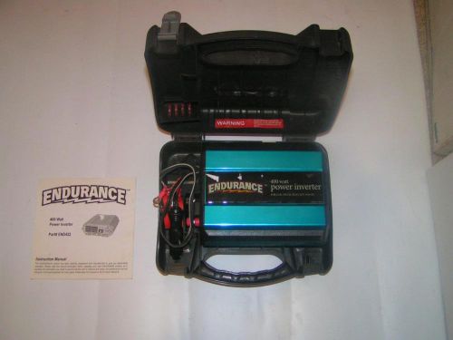Endurance power inverter 400 watts with carrying case