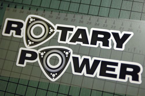Rotary power sticker decal vinyl jdm euro drift lowered illest fatlace