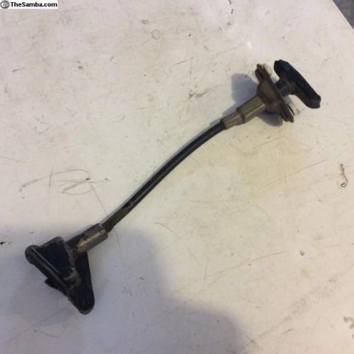Vw karmann ghia fuel filler lid release assembly 1969-1974 original, oem.....