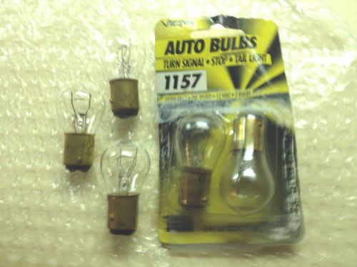 (5) clear type 1157 bulbs for auto/car/motorcycle turn signal brake lights