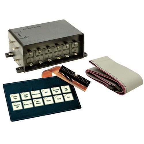 Find 12 Gang Touch Pad Switch Panel with Breaker Box for Boats 10
