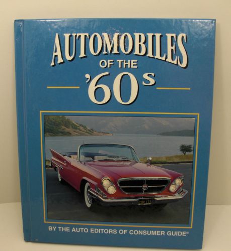 Automobiles of the '60s hardcover, illustrated full color  free shipping