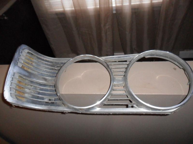 1969 ford galaxie 500 original passenger side rh headlight trim