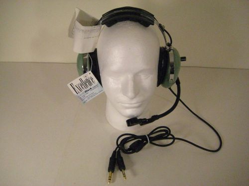 New david clark general aviation headset with volume control