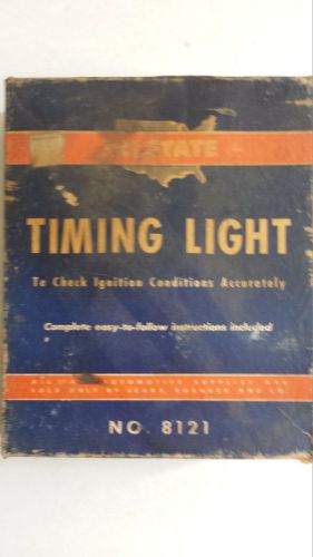 Allstate timing light 8121 vintage piece original box with instructions 1940's?