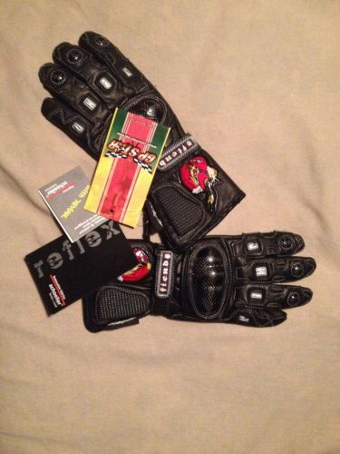 Gp star motorcycle gloves leather kevlar small or medium