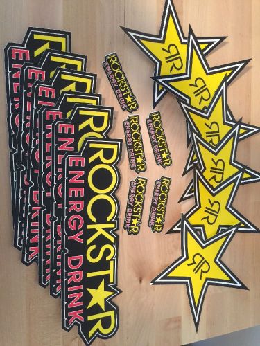 15 rockstar energy sticker/decal original authentic bmx skate board