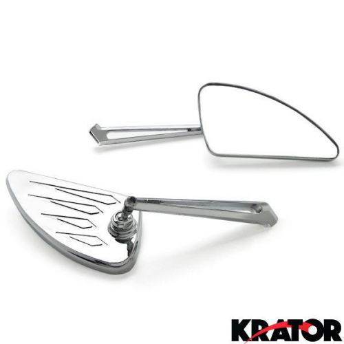 Find New Pair Custom Mirror set with Bolt adapters for Motorcycles