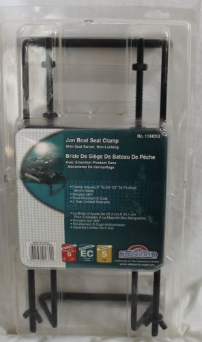 Springfield jon boat seat clamp 1104010 360 swivel non locking