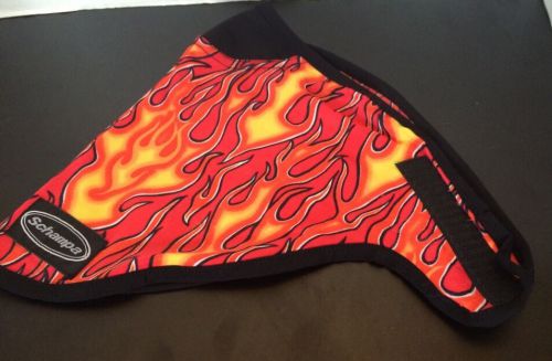 Schampa mini doo-z's red mini flames head band riding motorcycle