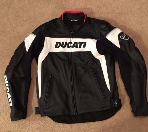 Ducati hi-tech men's perforated leather jacket size 54 euro