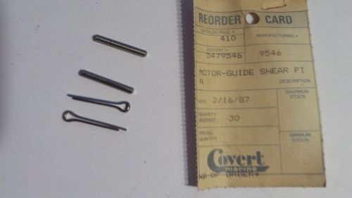 Motorguide tm vintage shear pin # 9546 with cotter pin # 9547 @ 2