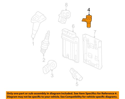 Gm oem-engine camshaft position sensor 12608424