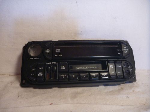 98-01 dodge chrysler jeep radio cd cassette face plate p56038623af un673