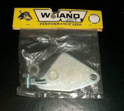 Weiand 9007,wei9007 egr block-off plate, chevy small block, sbc, 307-327-350